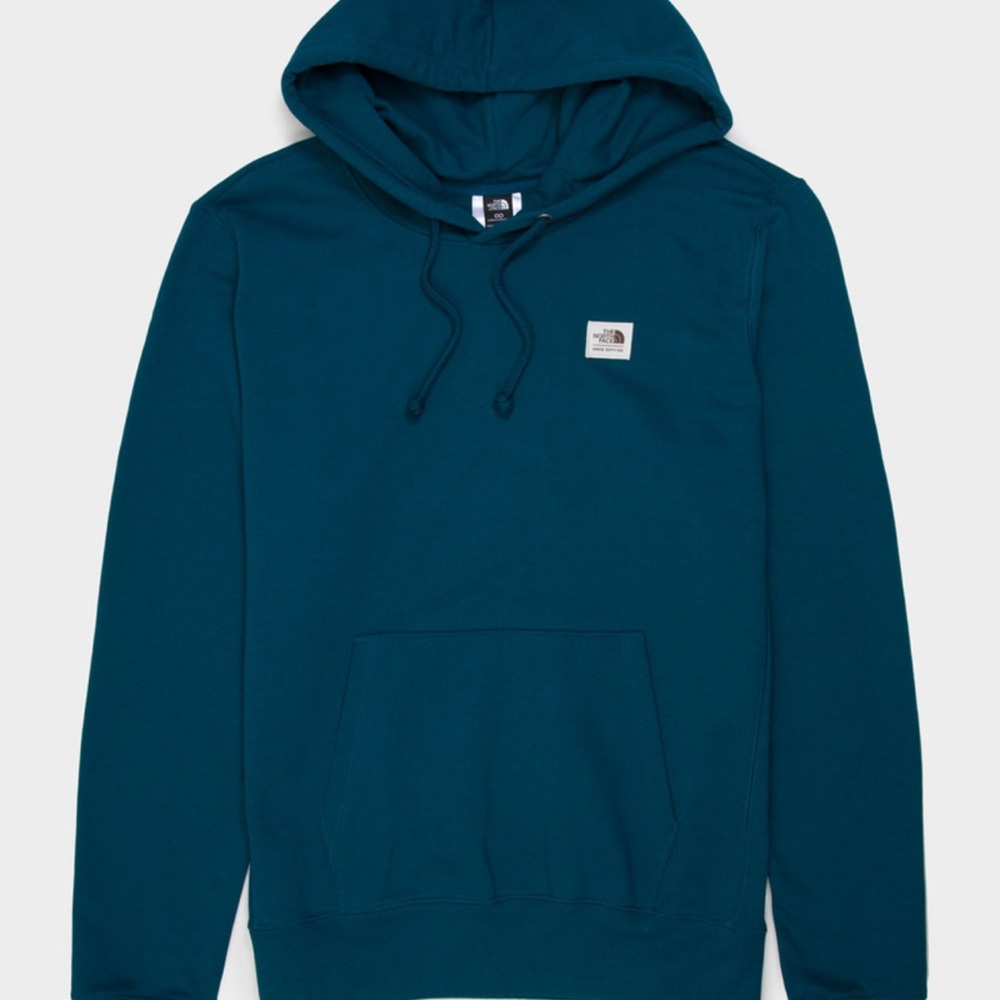 The North Face Blue Sweatshirt Versatile Cotton Blend Hoodie